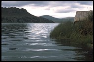 Binsenhaus im Titicacasee